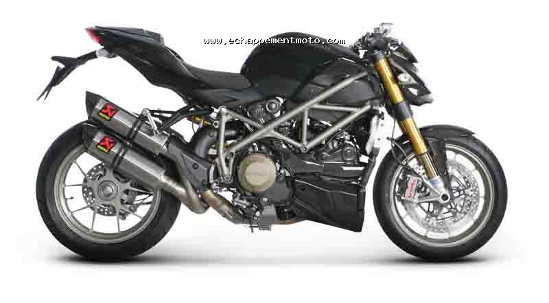 DUCATI STREETFIGHTER AKRAPOVIC ECHAPPEMENT MOTO